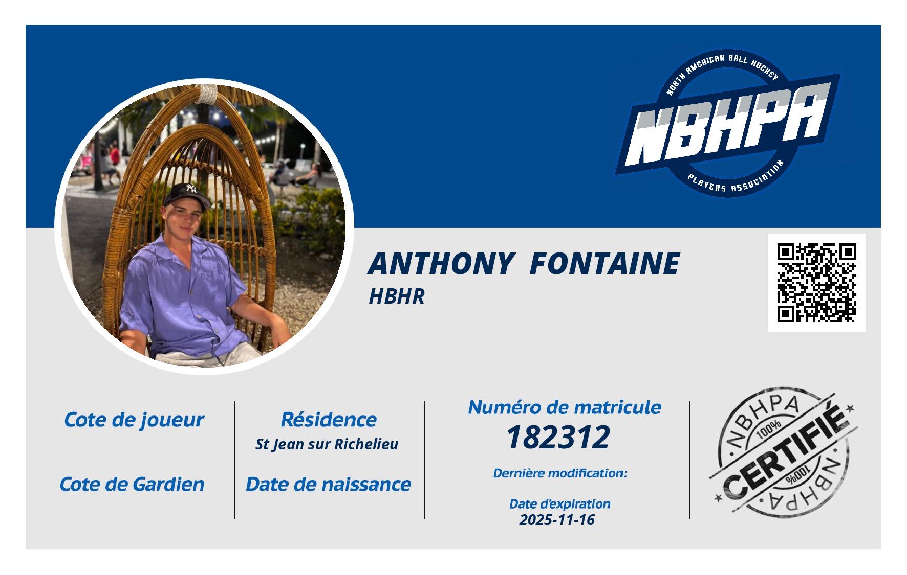 Anthony  Fontaine 