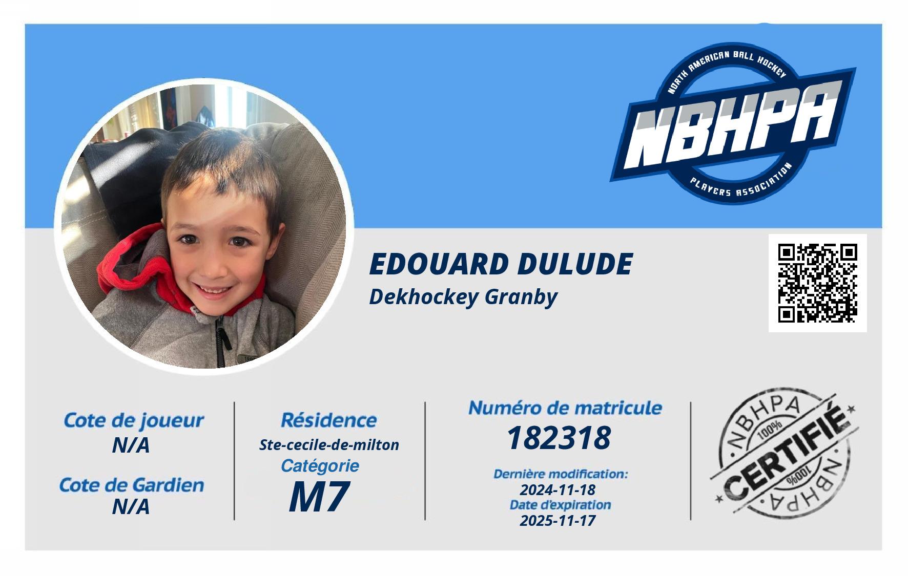 Edouard Dulude