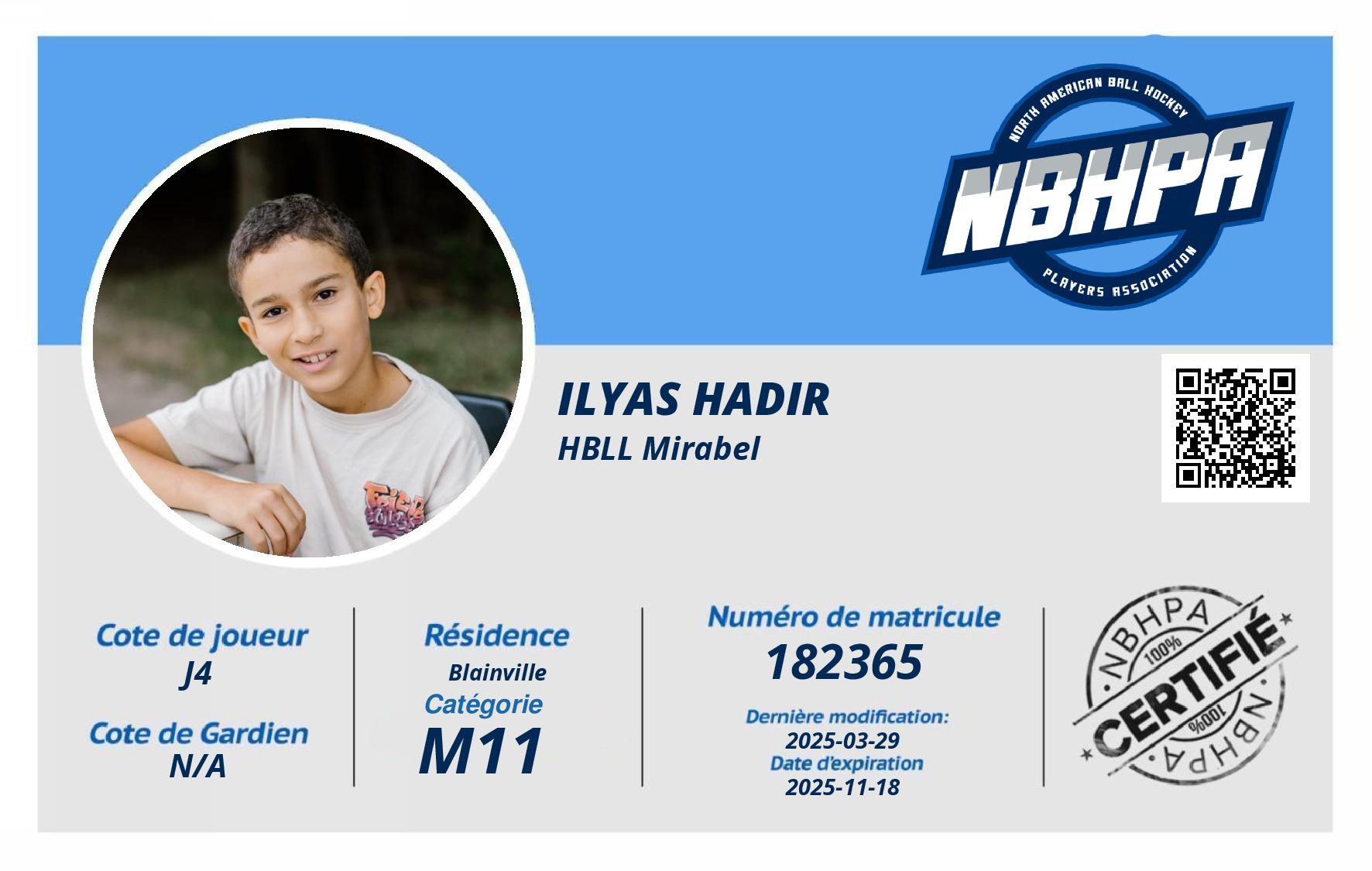 ILYAS HADIR