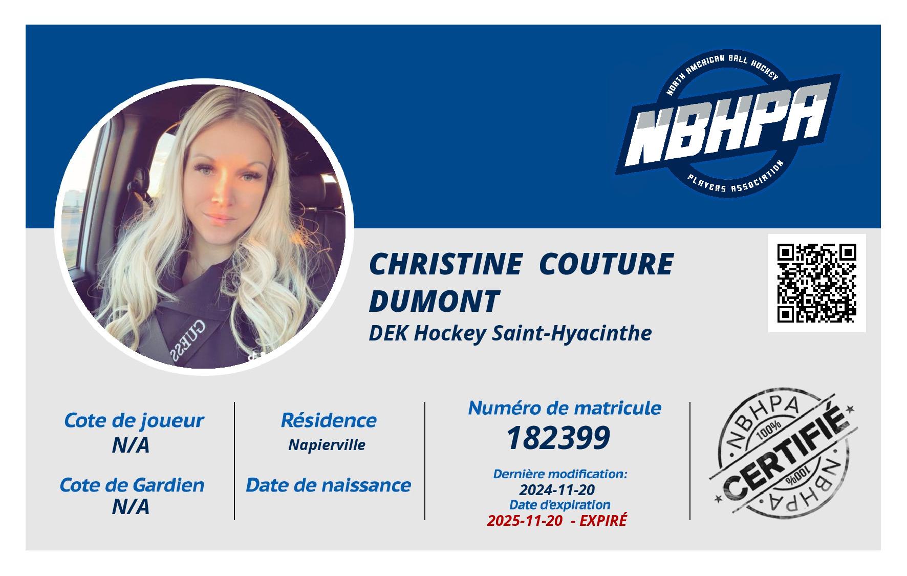 Christine  Couture Dumont 