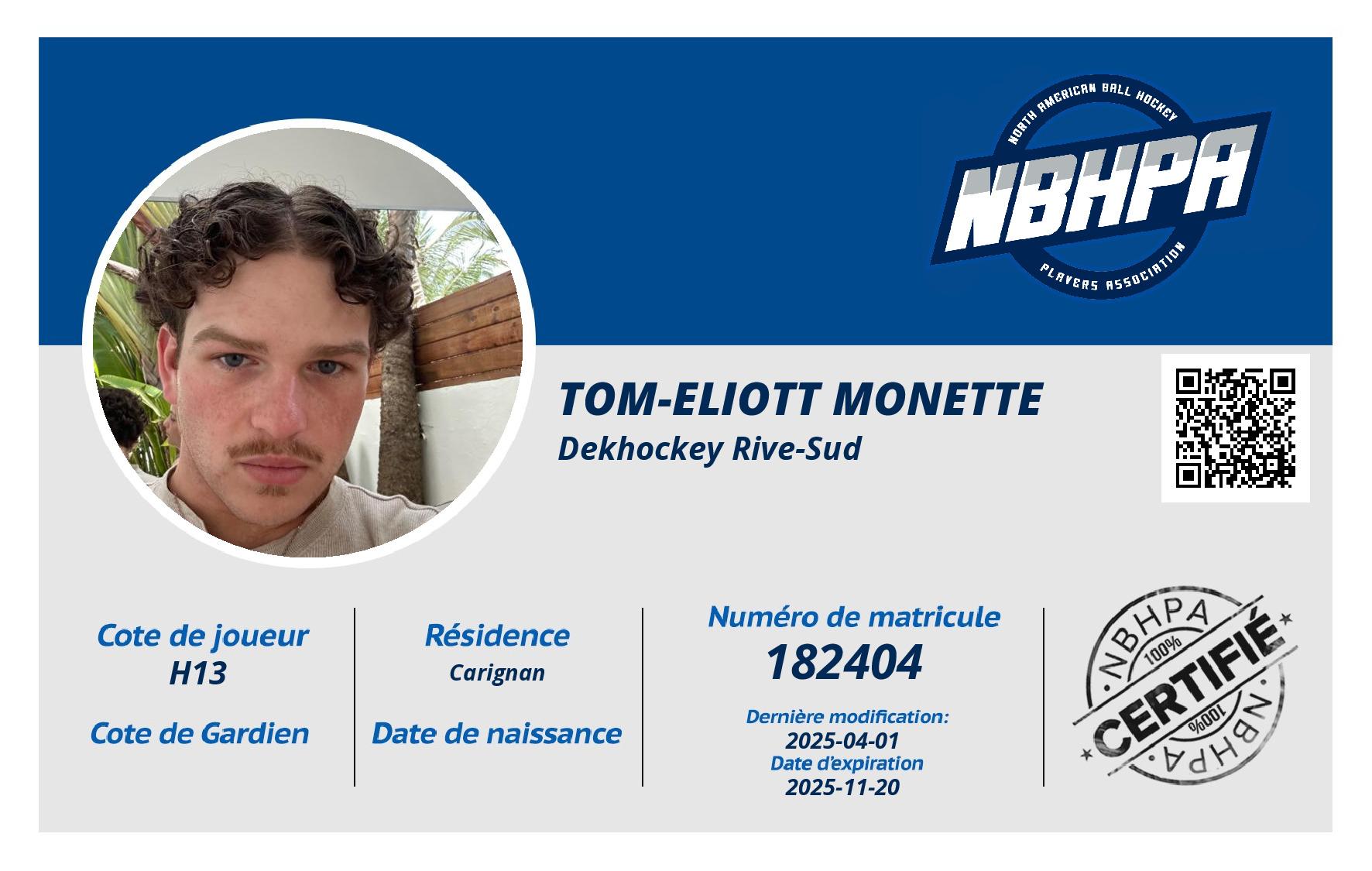 Tom-Eliott Monette
