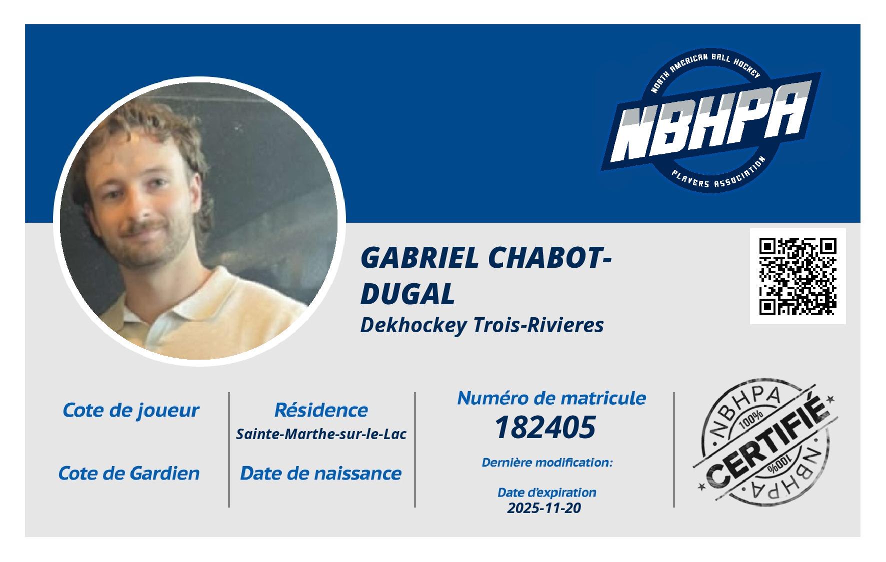 Gabriel Chabot-Dugal