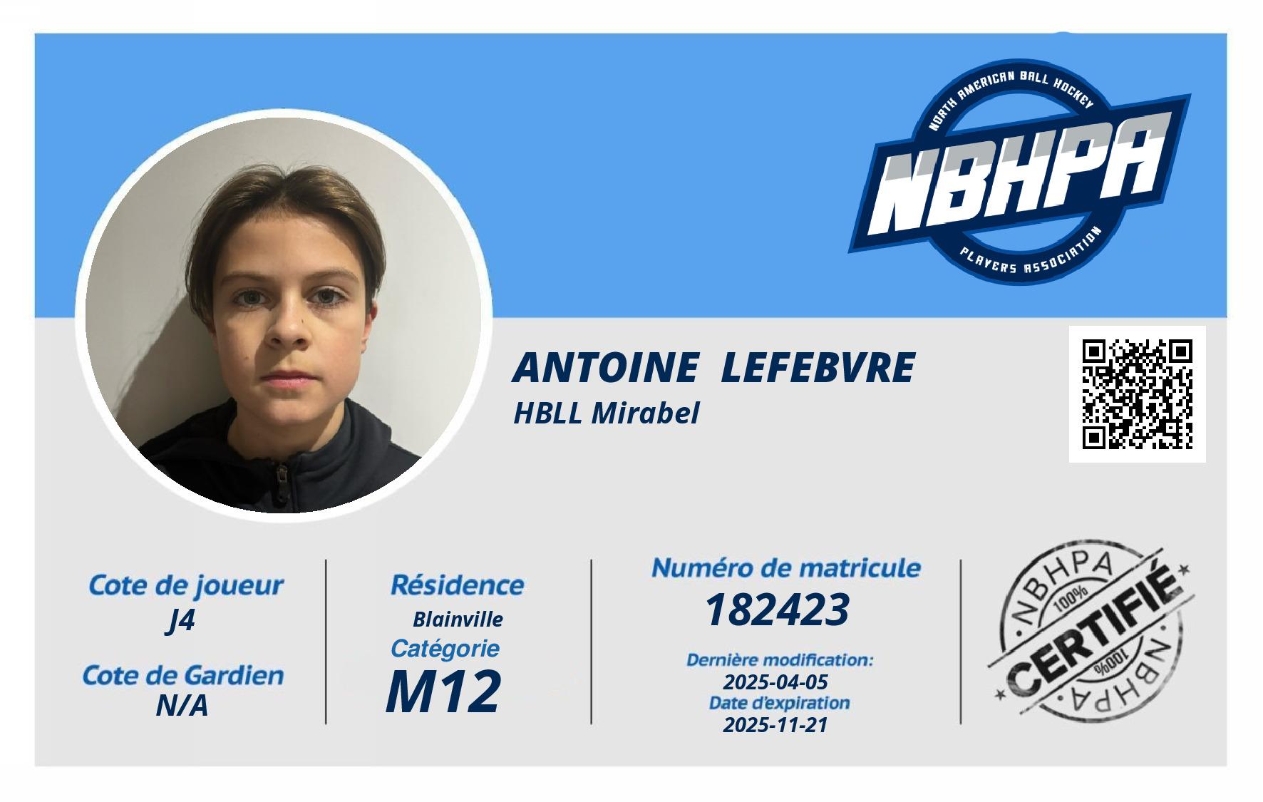 Antoine  Lefebvre 