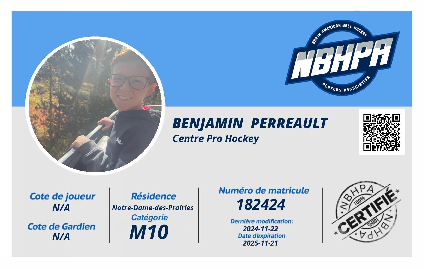 Benjamin  Perreault