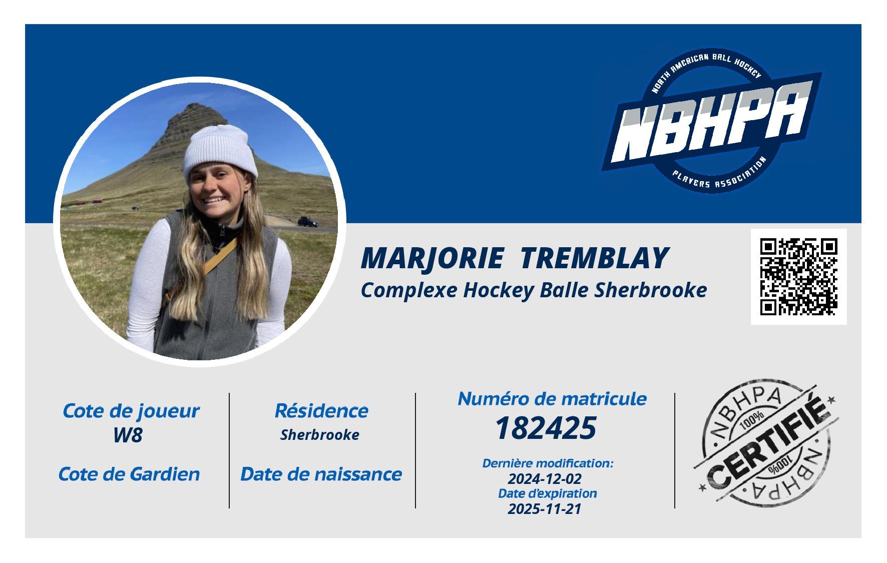 Marjorie  Tremblay