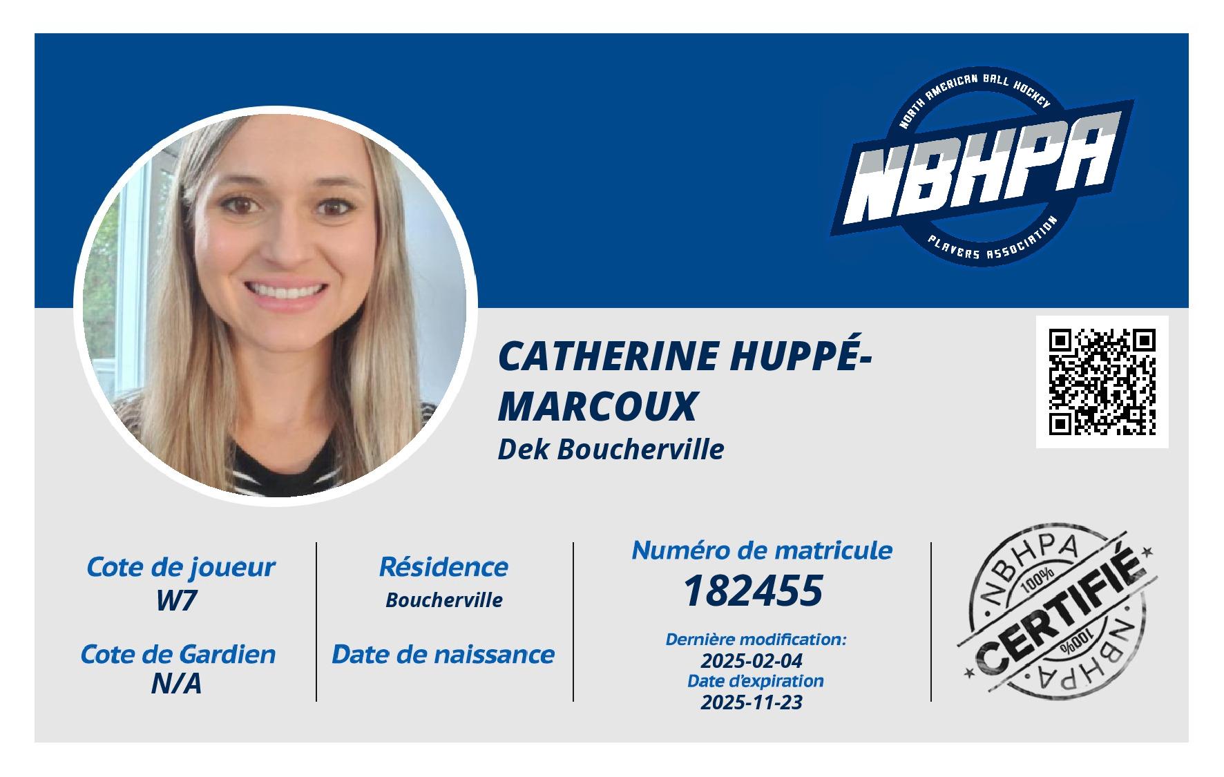 Catherine Huppé-Marcoux