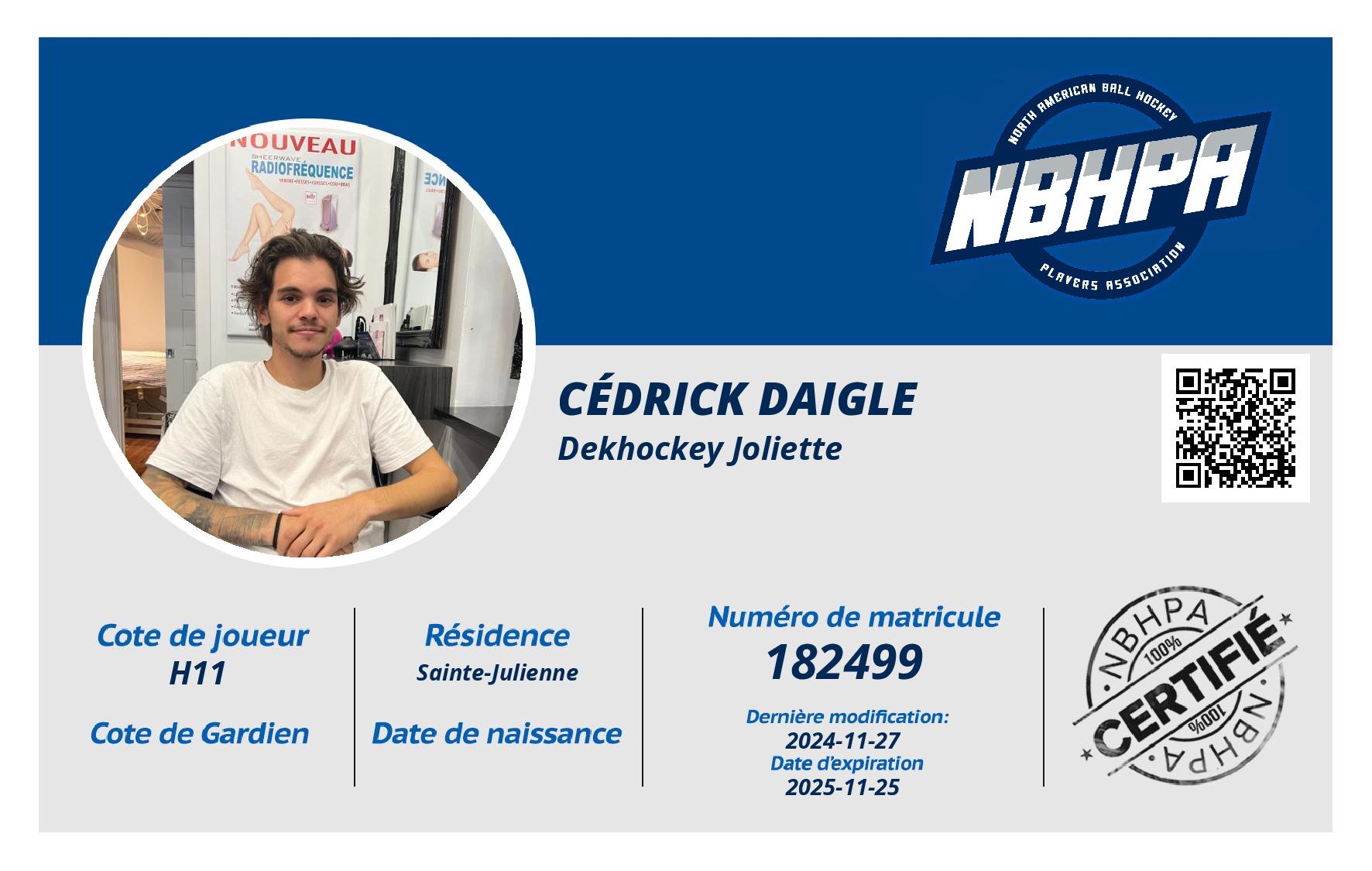 Cédrick Daigle