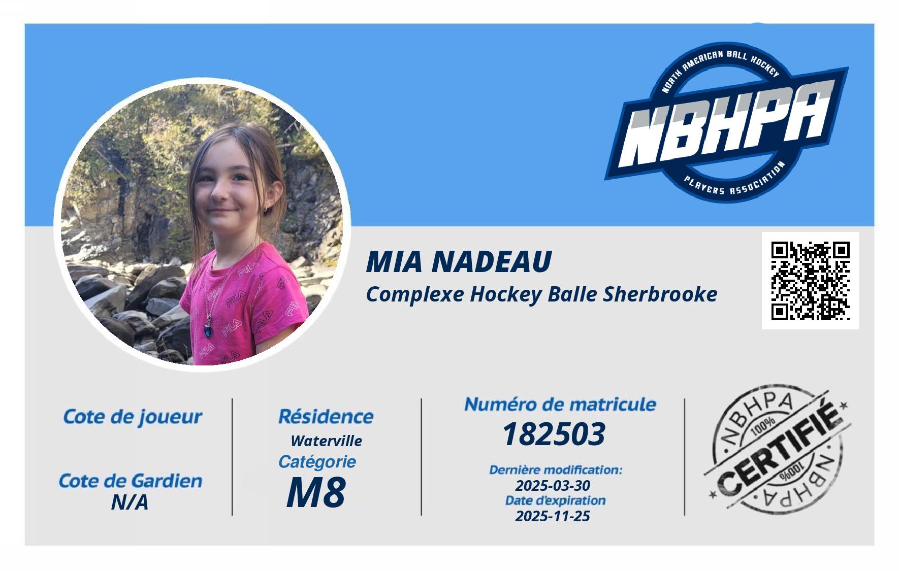 Mia Nadeau