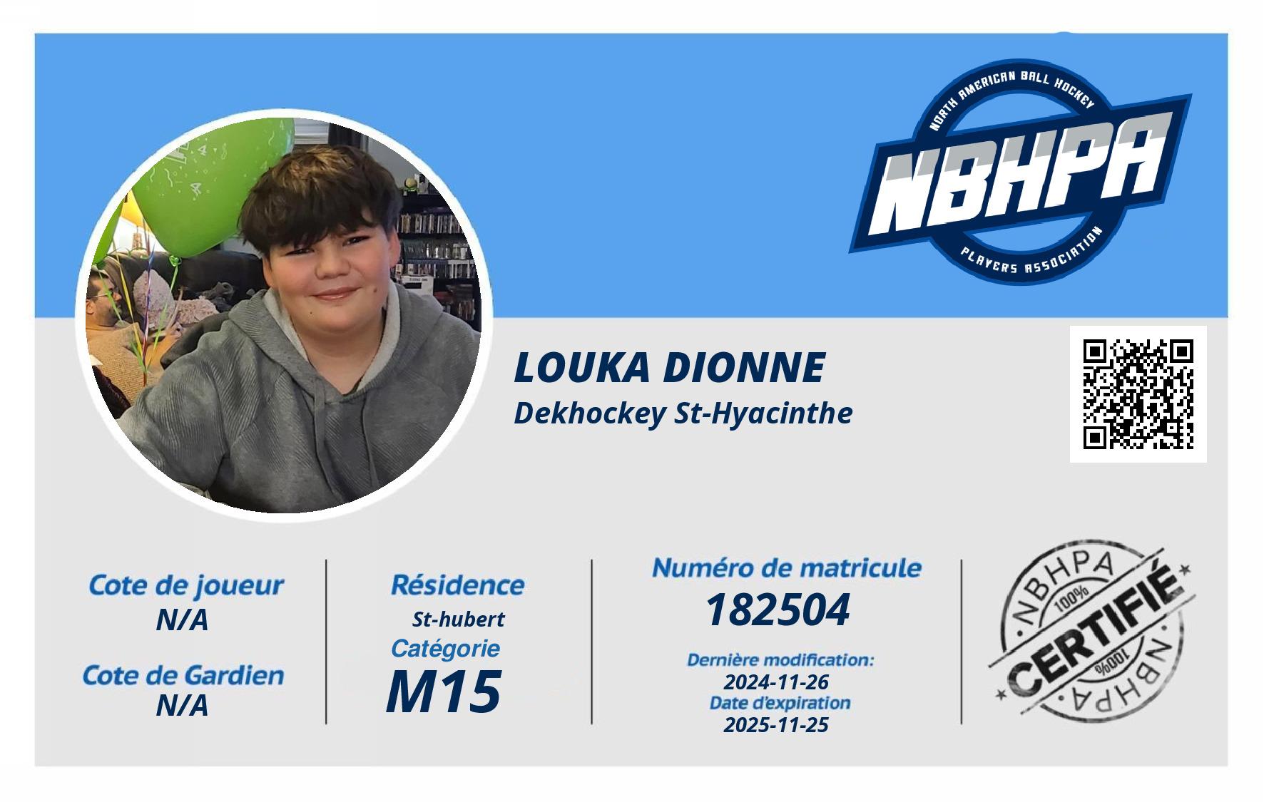 Louka Dionne 