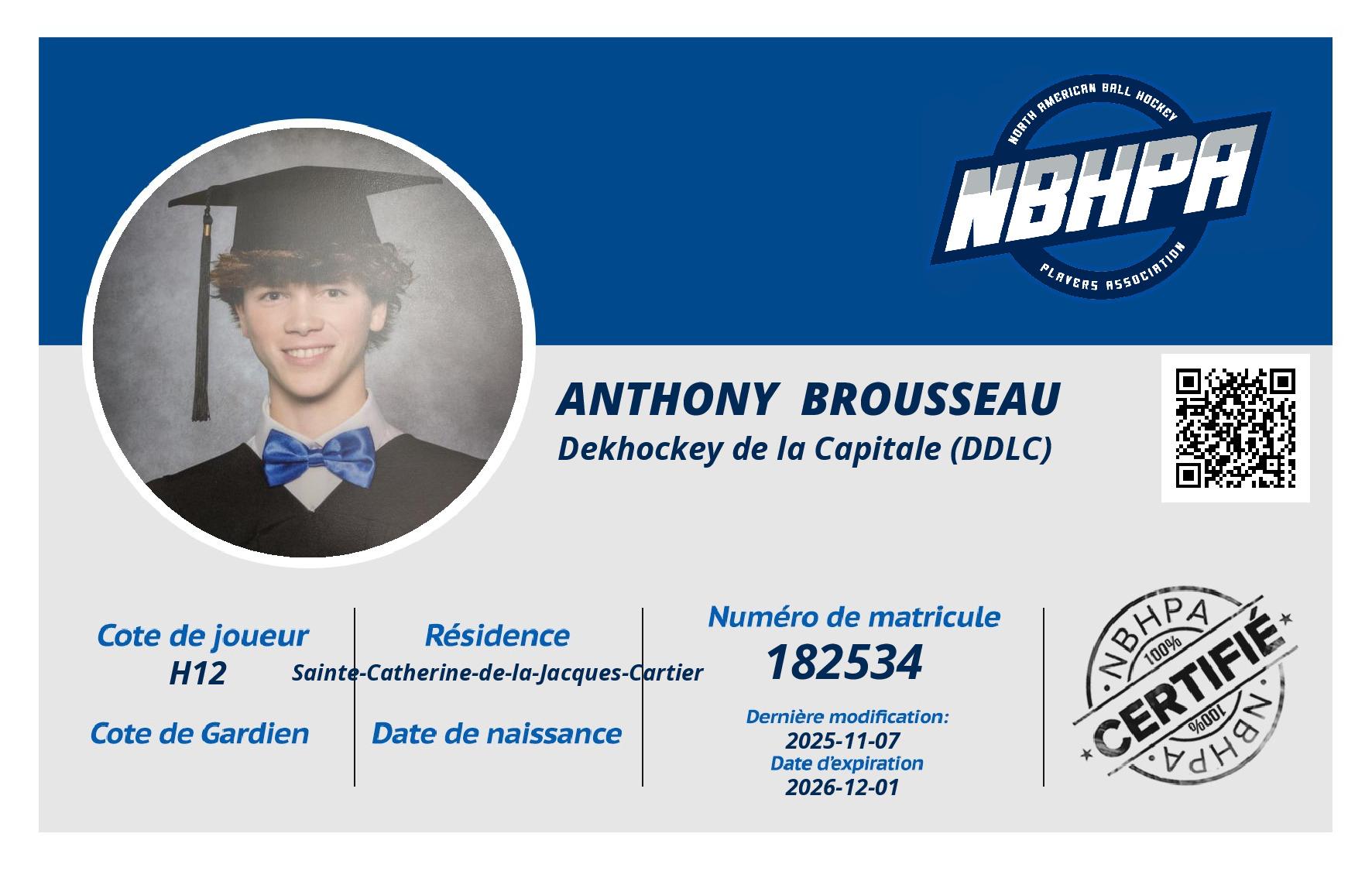 Anthony  Brousseau 
