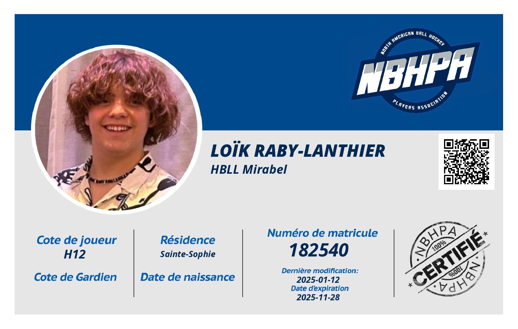 Loïk Raby-Lanthier