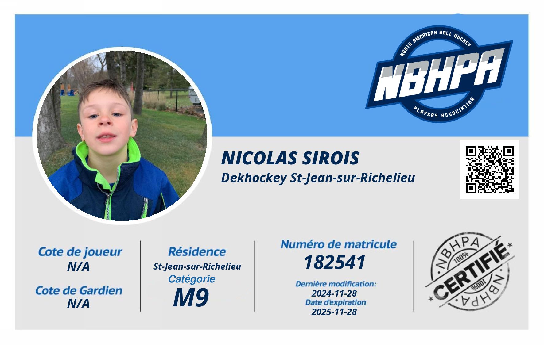 Nicolas Sirois