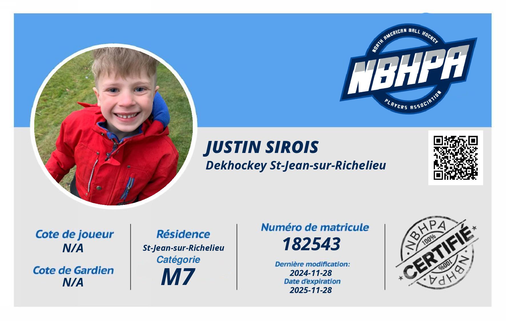Justin Sirois