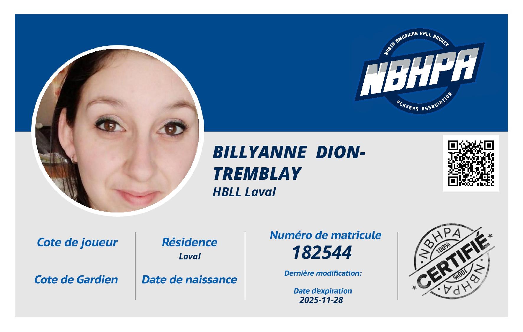 Billyanne  Dion-tremblay 