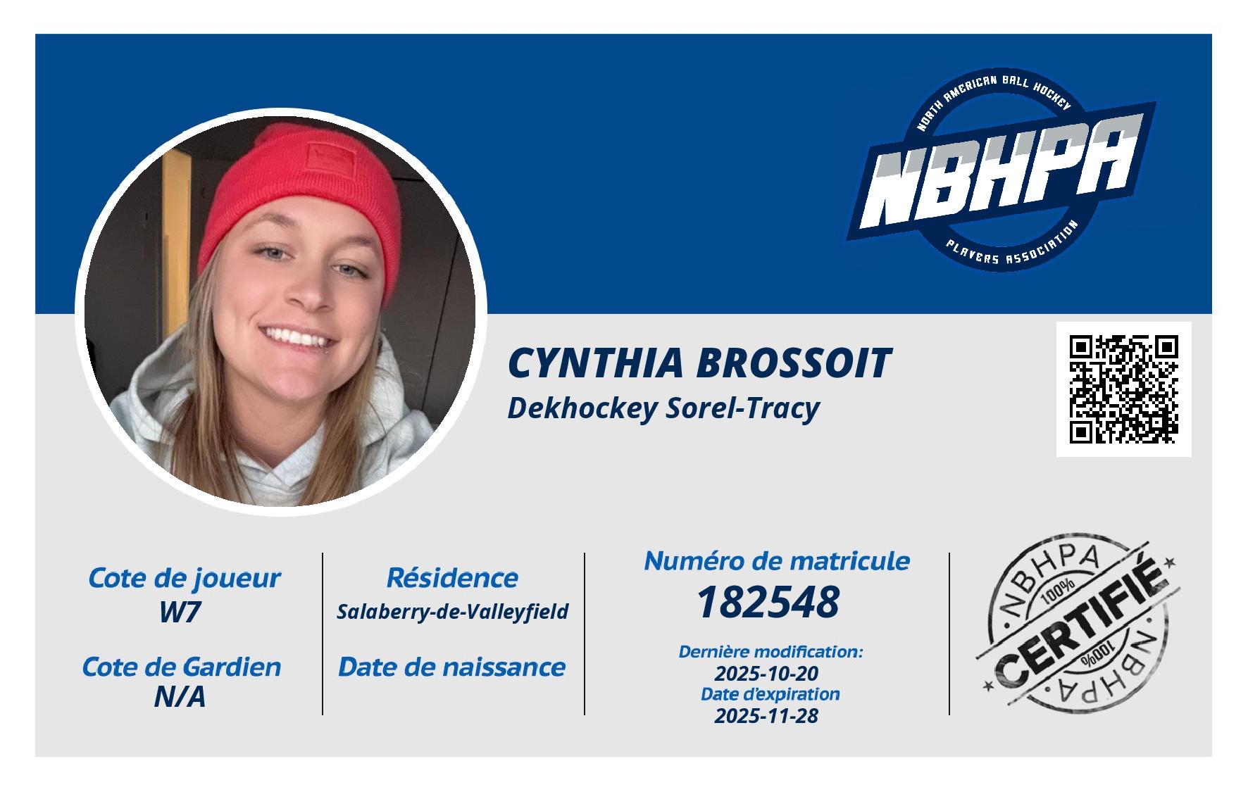 Cynthia Brossoit