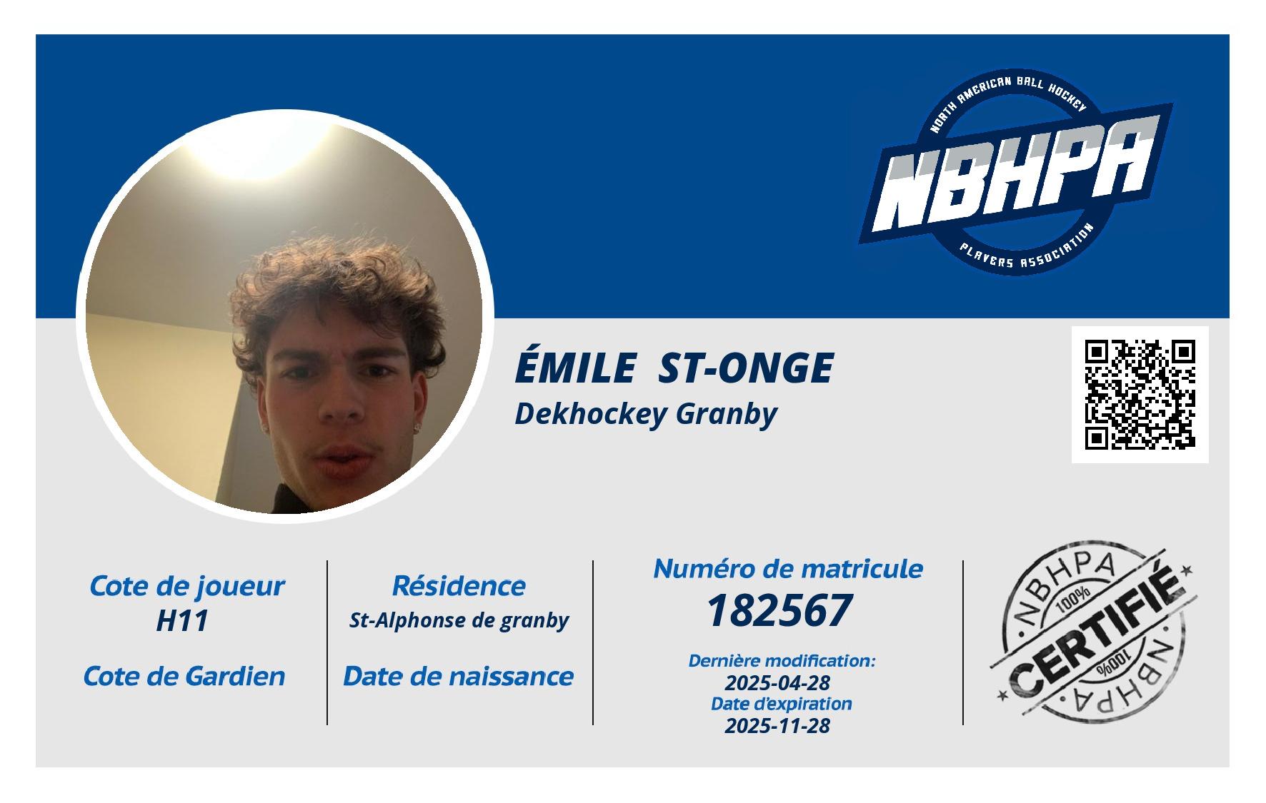 Émile  St-onge 