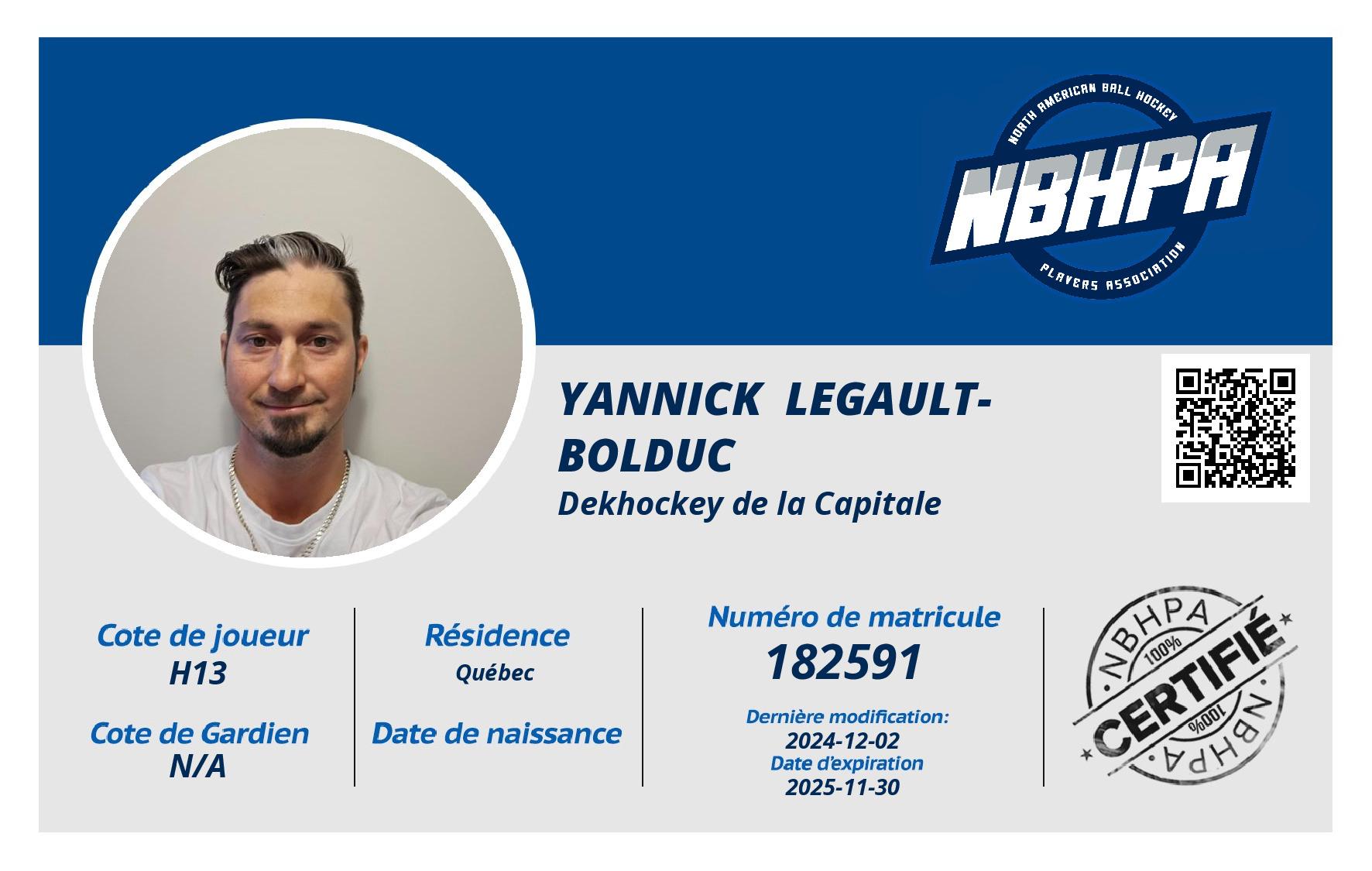 Yannick  Legault-Bolduc