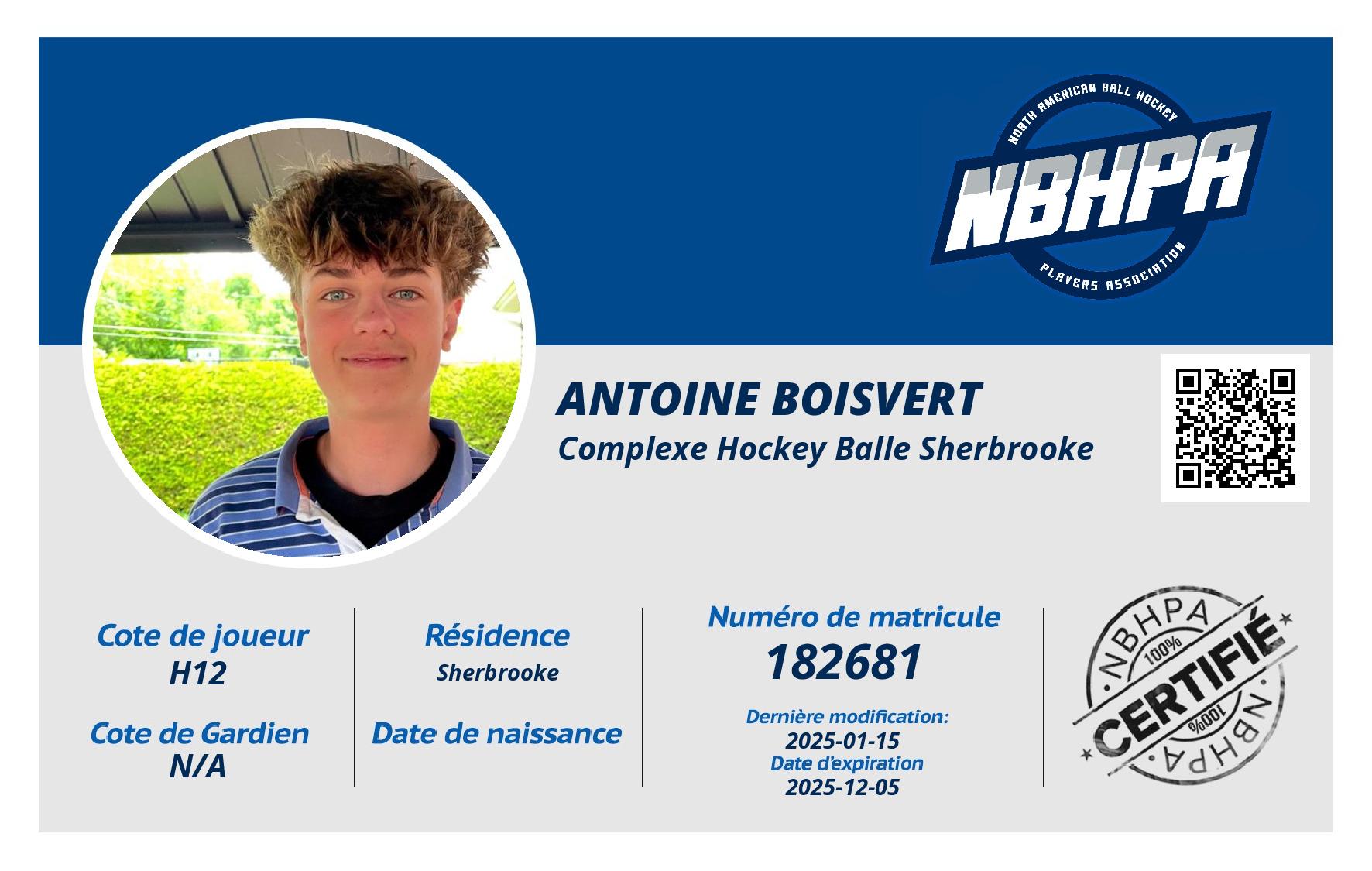 Antoine Boisvert