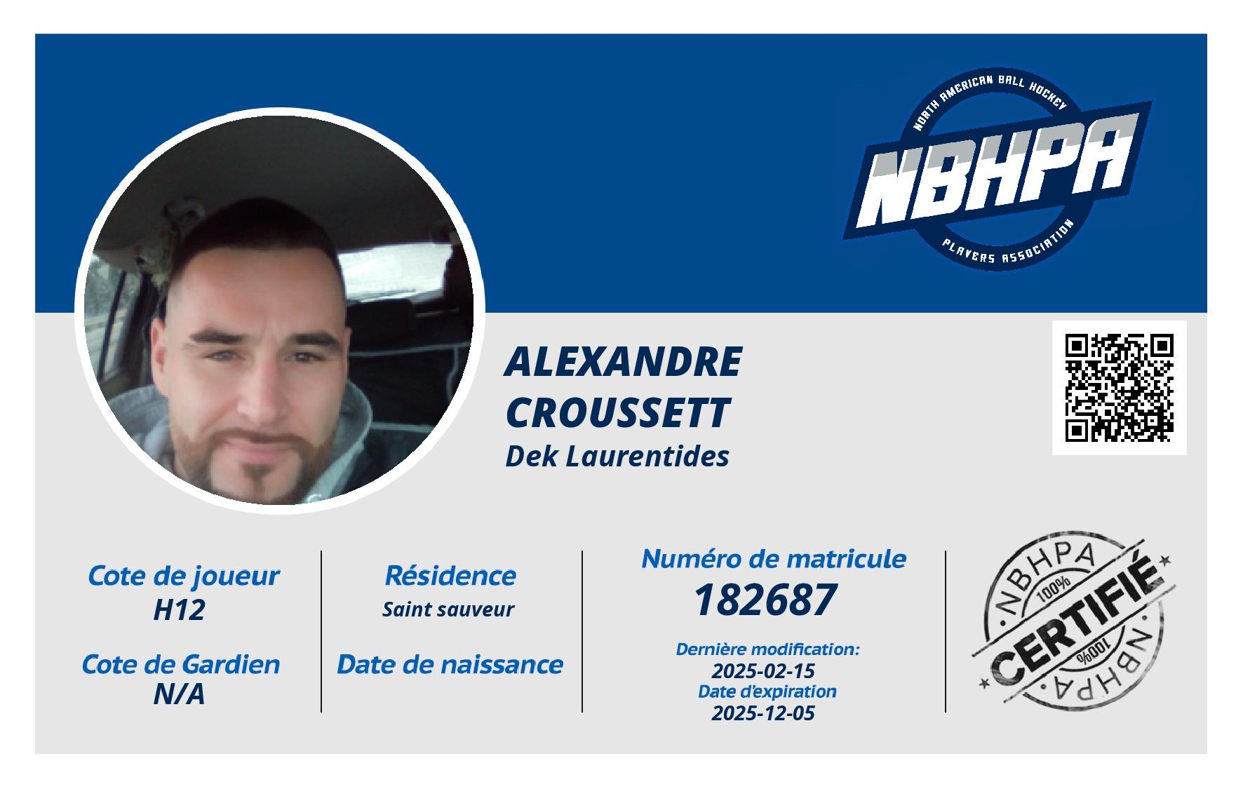 Alexandre  Croussett