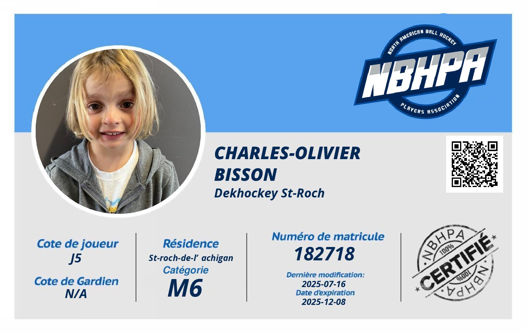 Charles-Olivier  Bisson