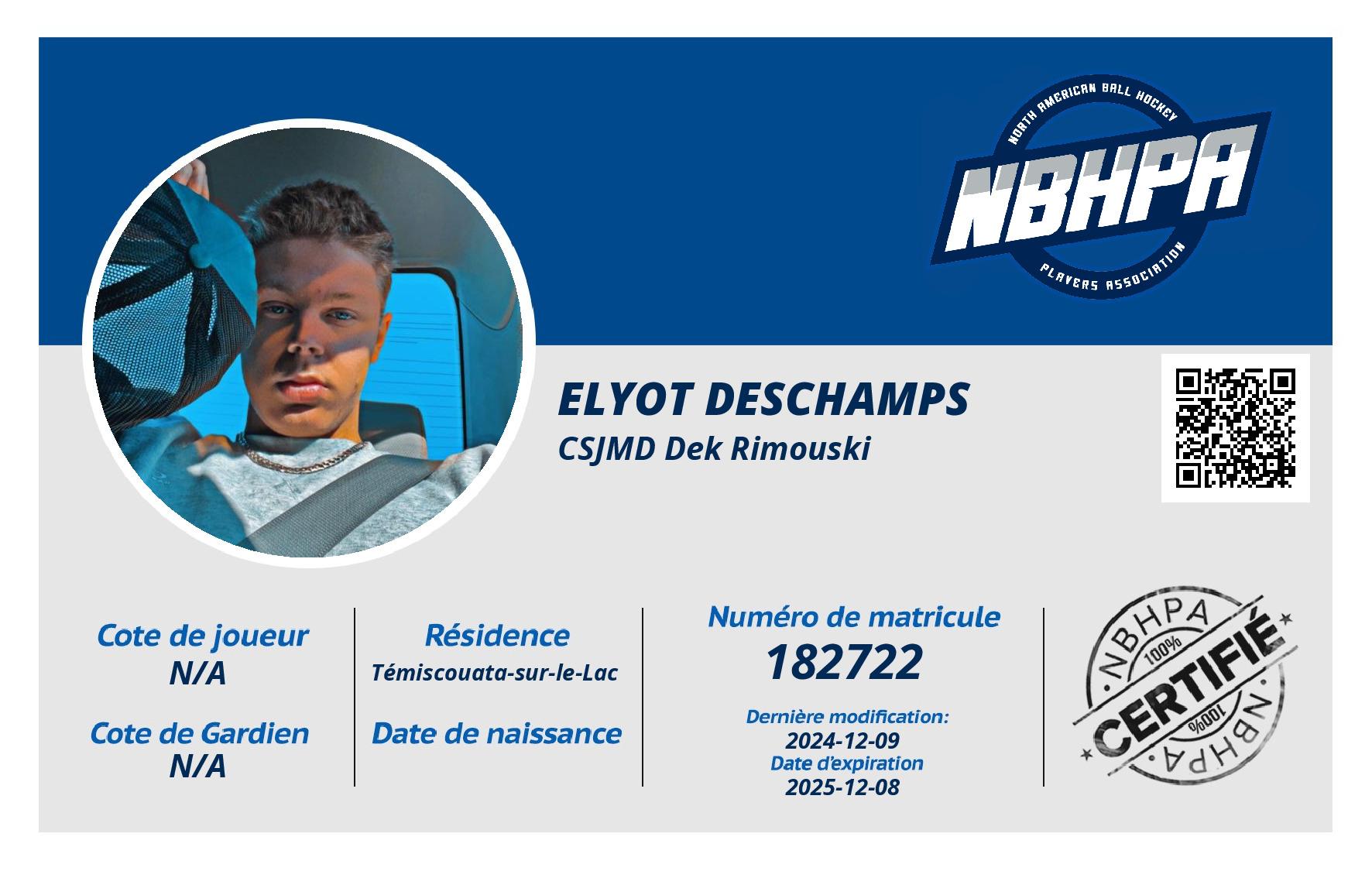 Elyot Deschamps