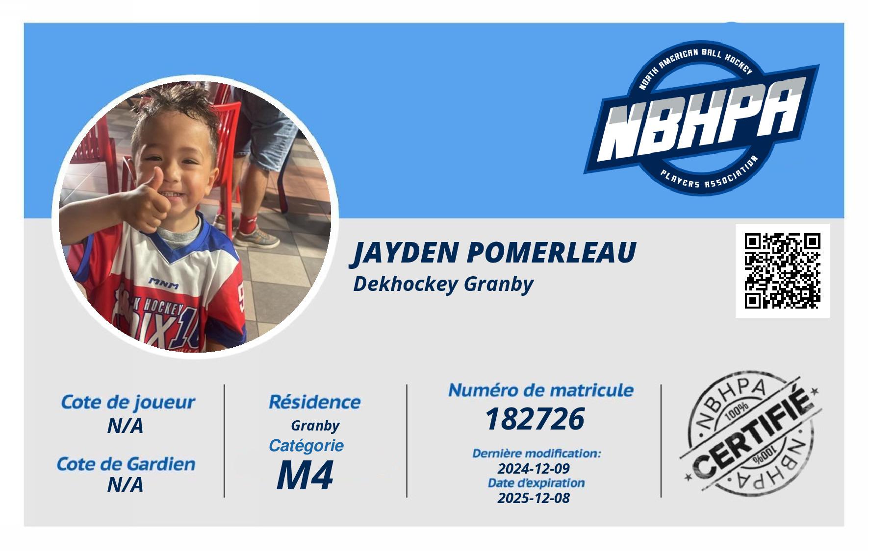 Jayden Pomerleau 