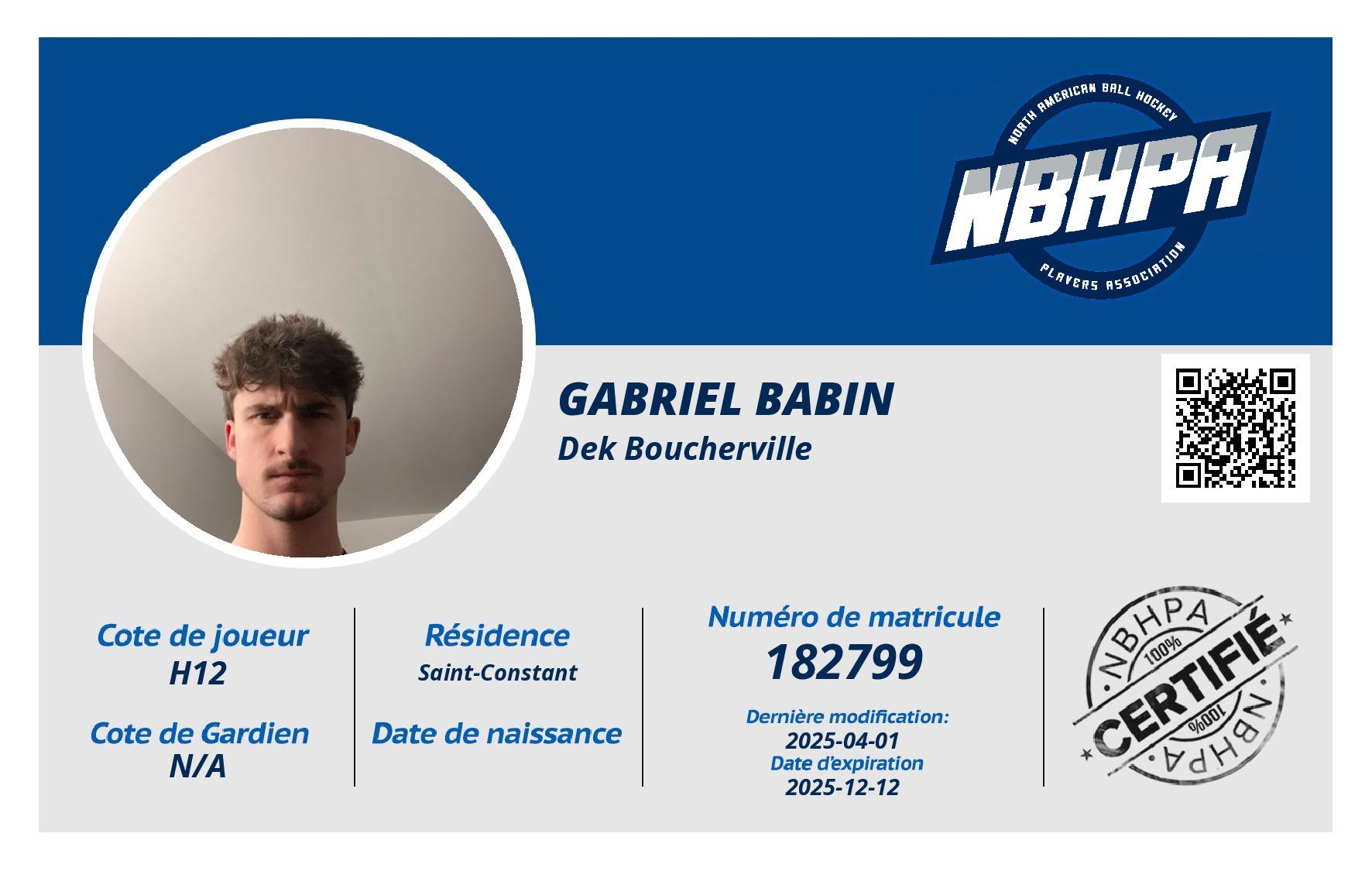 Gabriel babin