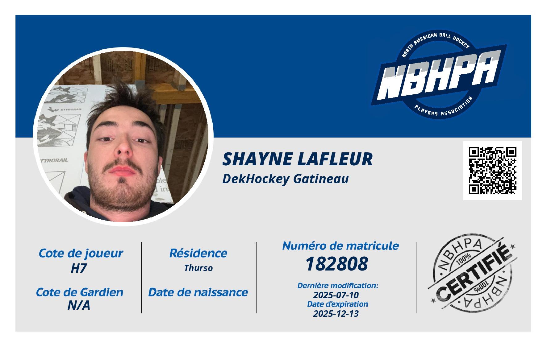 Shayne Lafleur