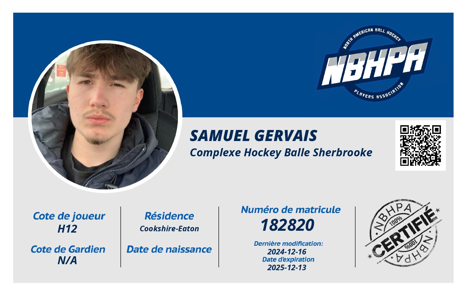 Samuel Gervais