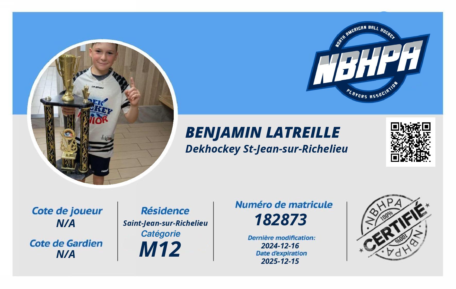 Benjamin Latreille