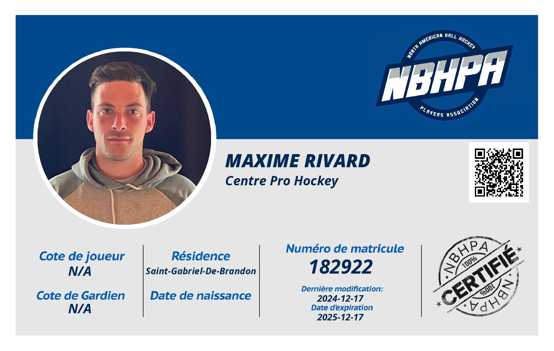 Maxime Rivard