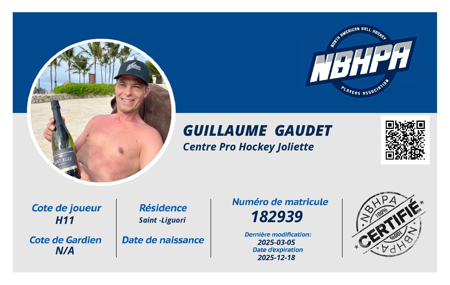Guillaume  Gaudet 