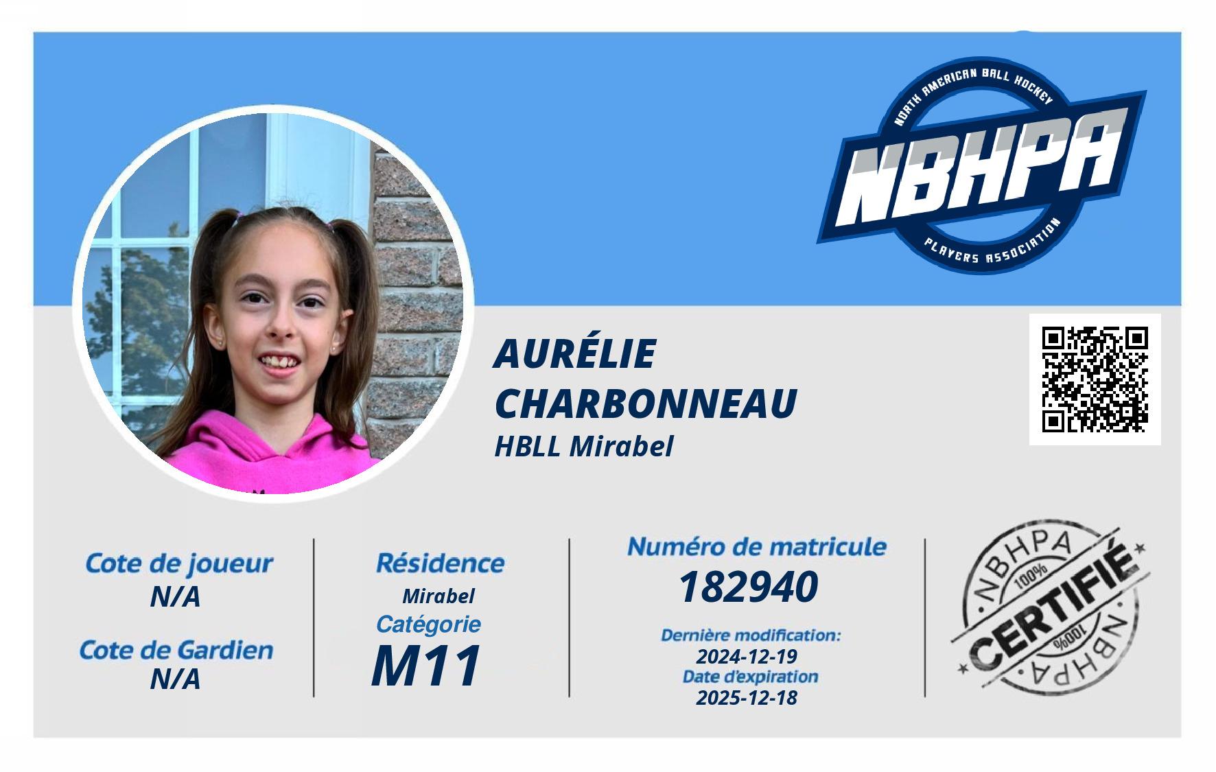 Aurélie  Charbonneau