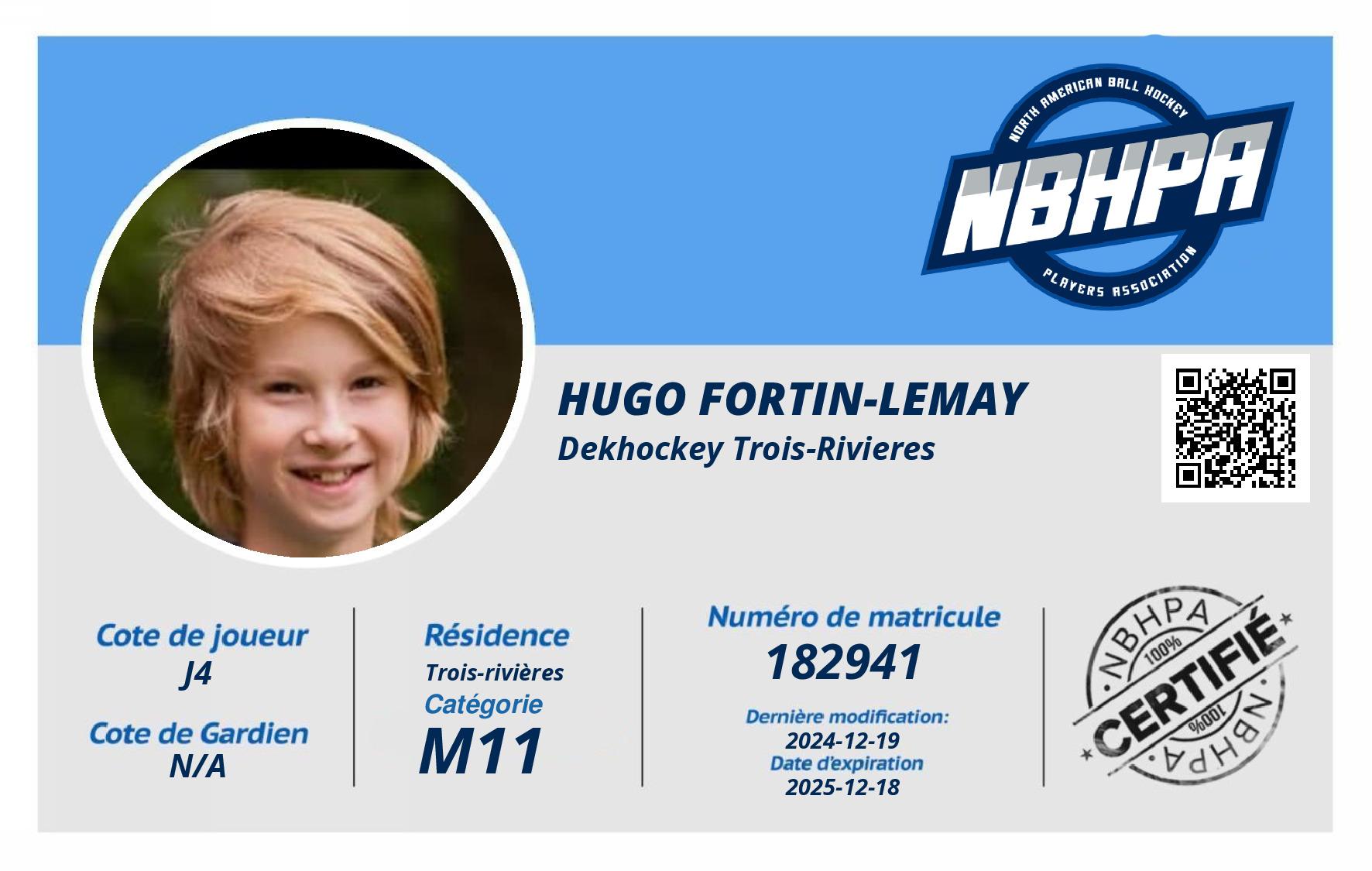 Hugo Fortin-Lemay
