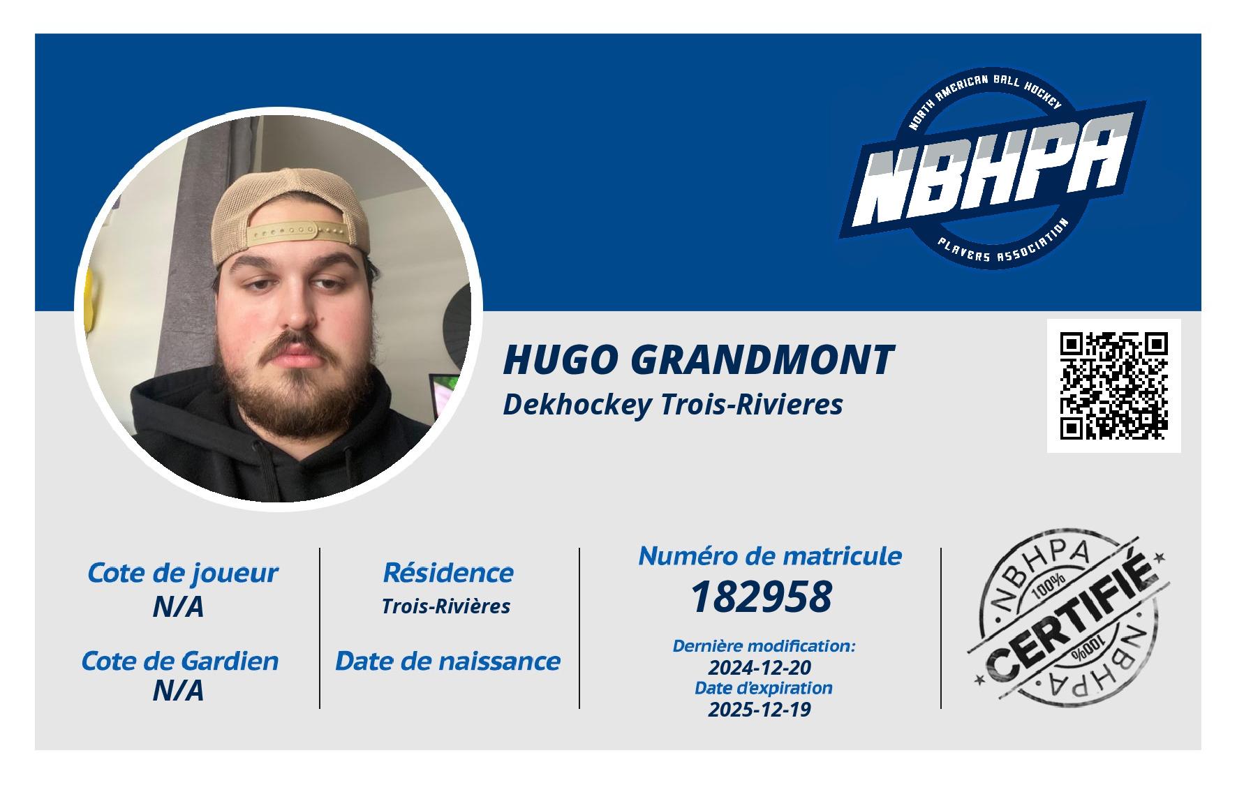 Hugo Grandmont
