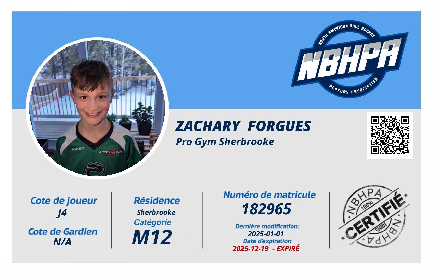 Zachary  Forgues 