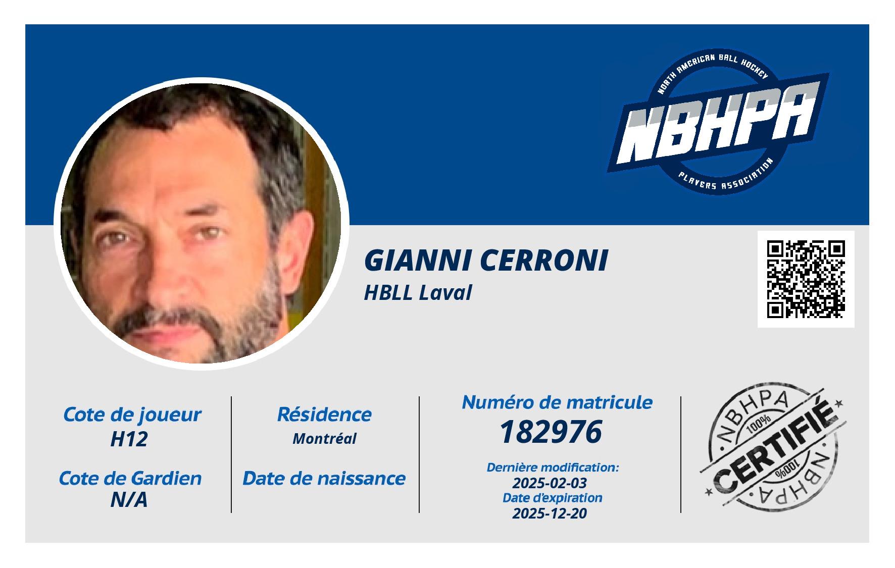 GIANNI CERRONI