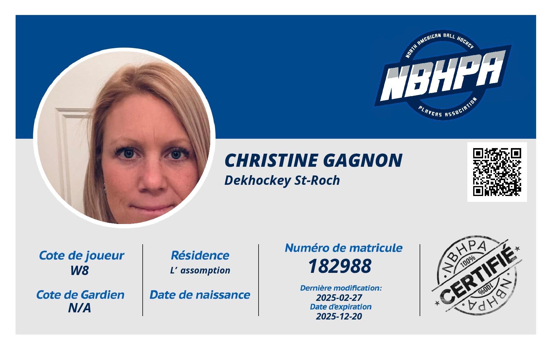 Christine Gagnon