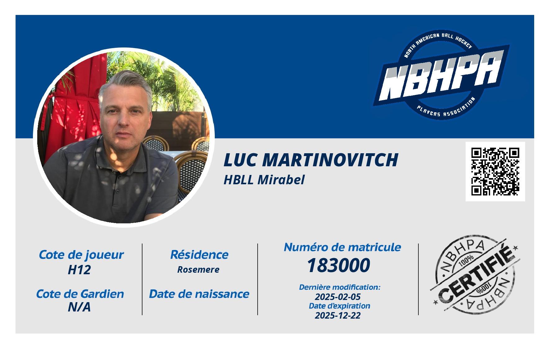 Luc Martinovitch 