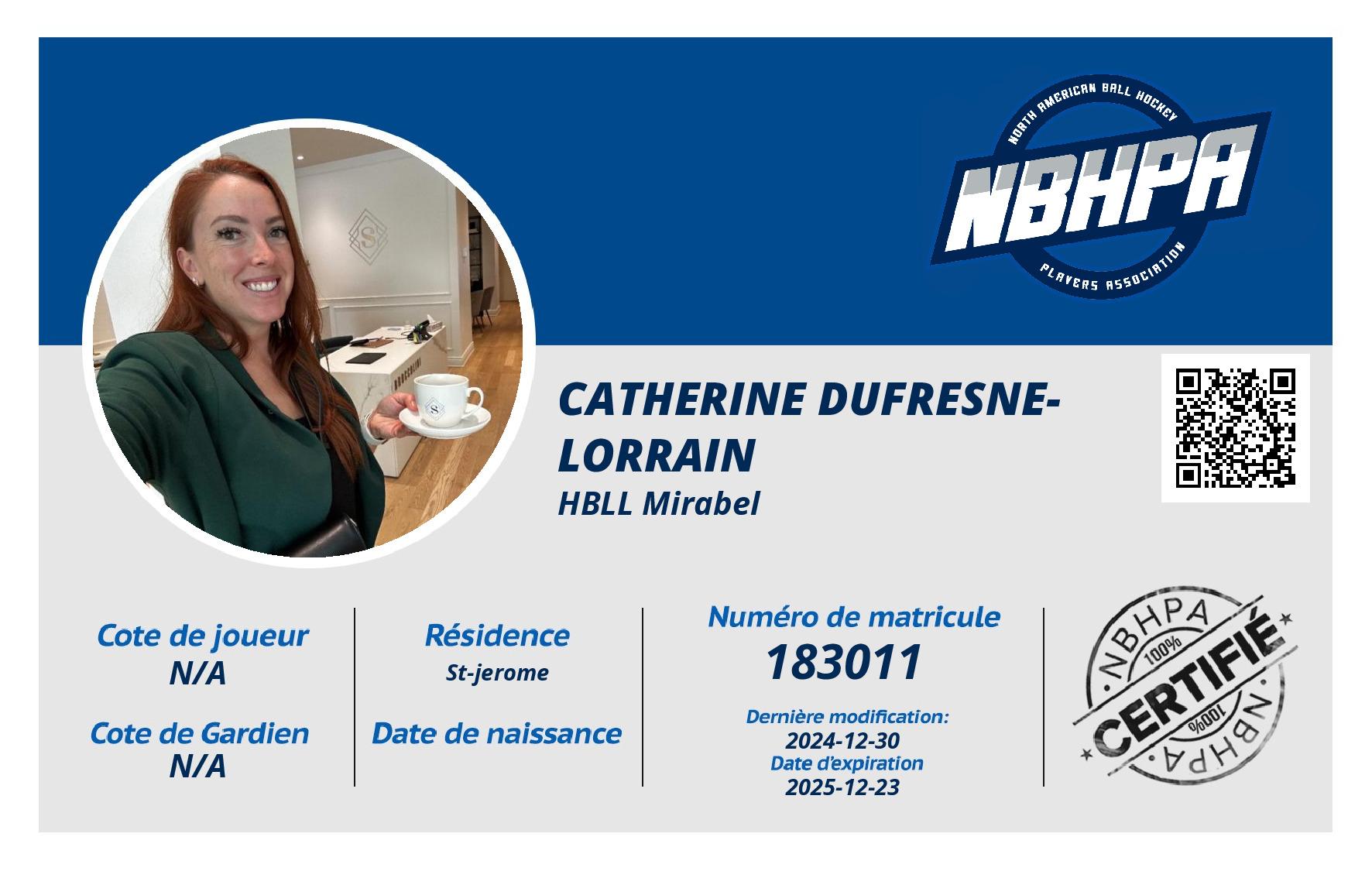 Catherine Dufresne-Lorrain