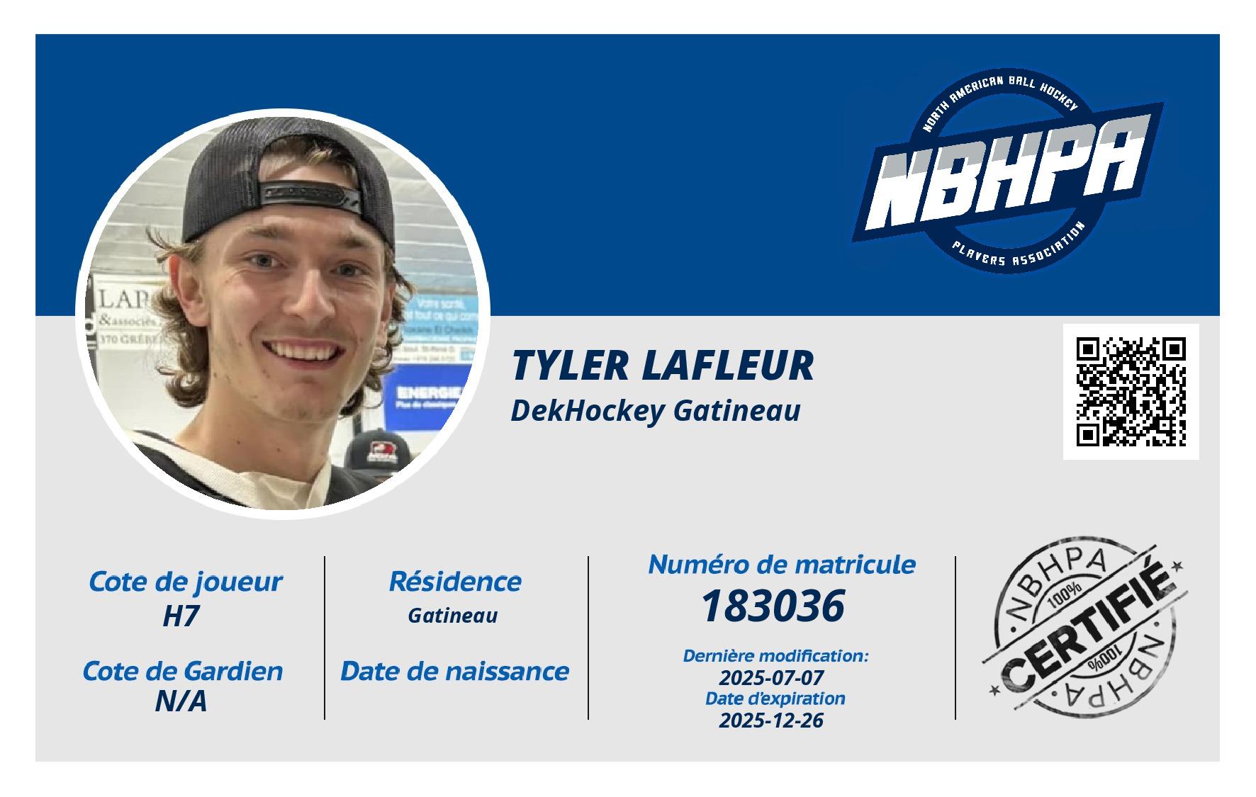 Tyler Lafleur