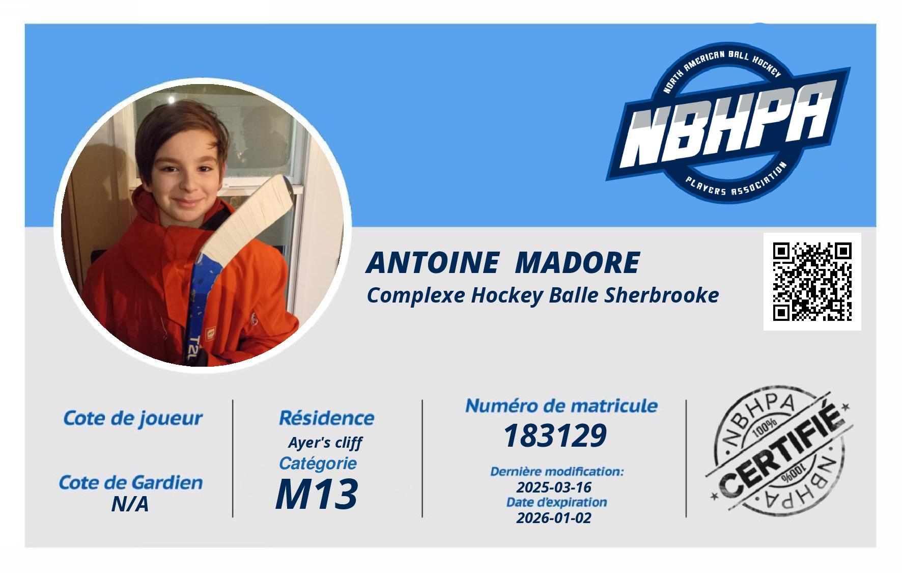 Antoine  Madore 
