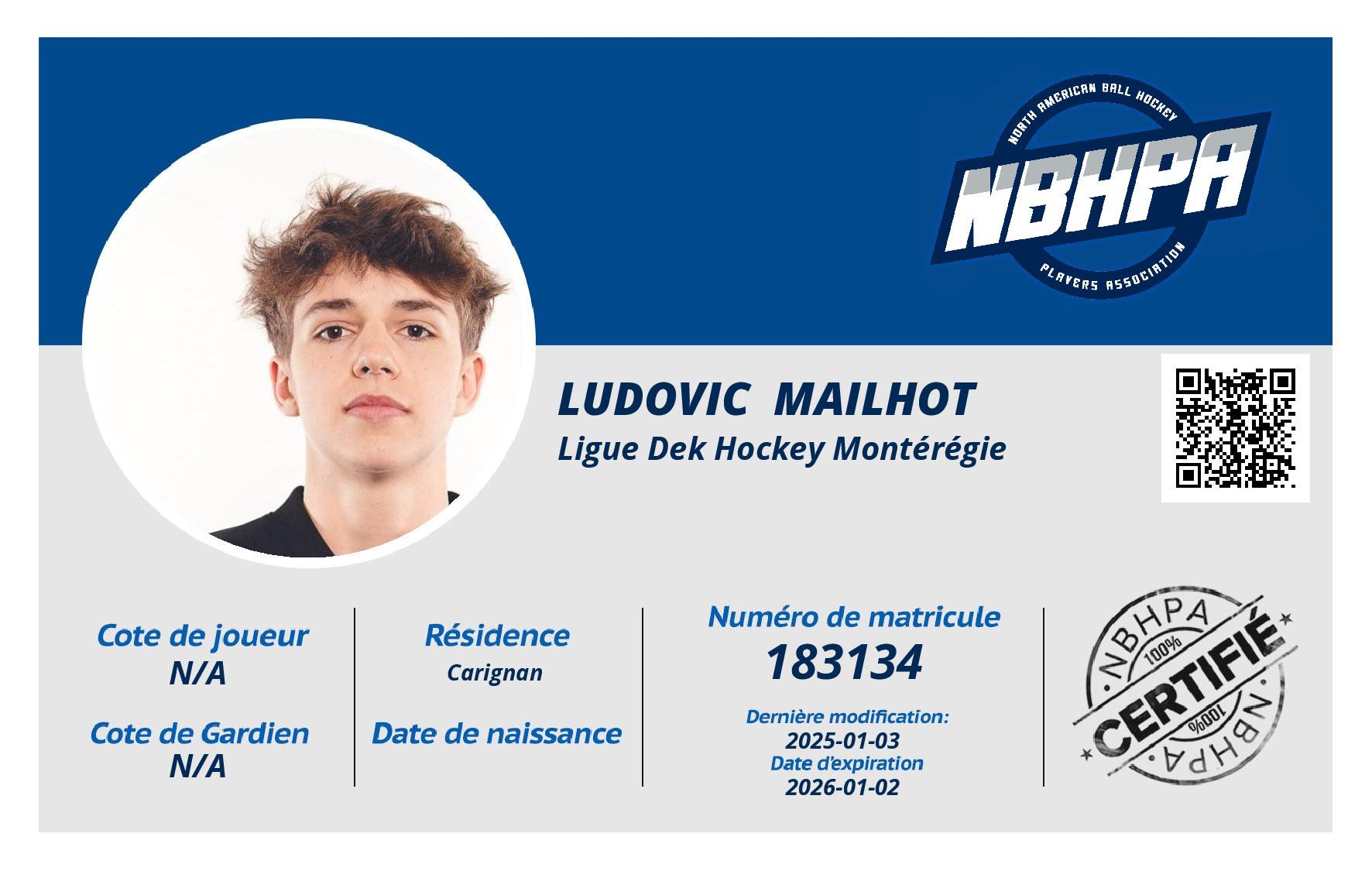 Ludovic  Mailhot