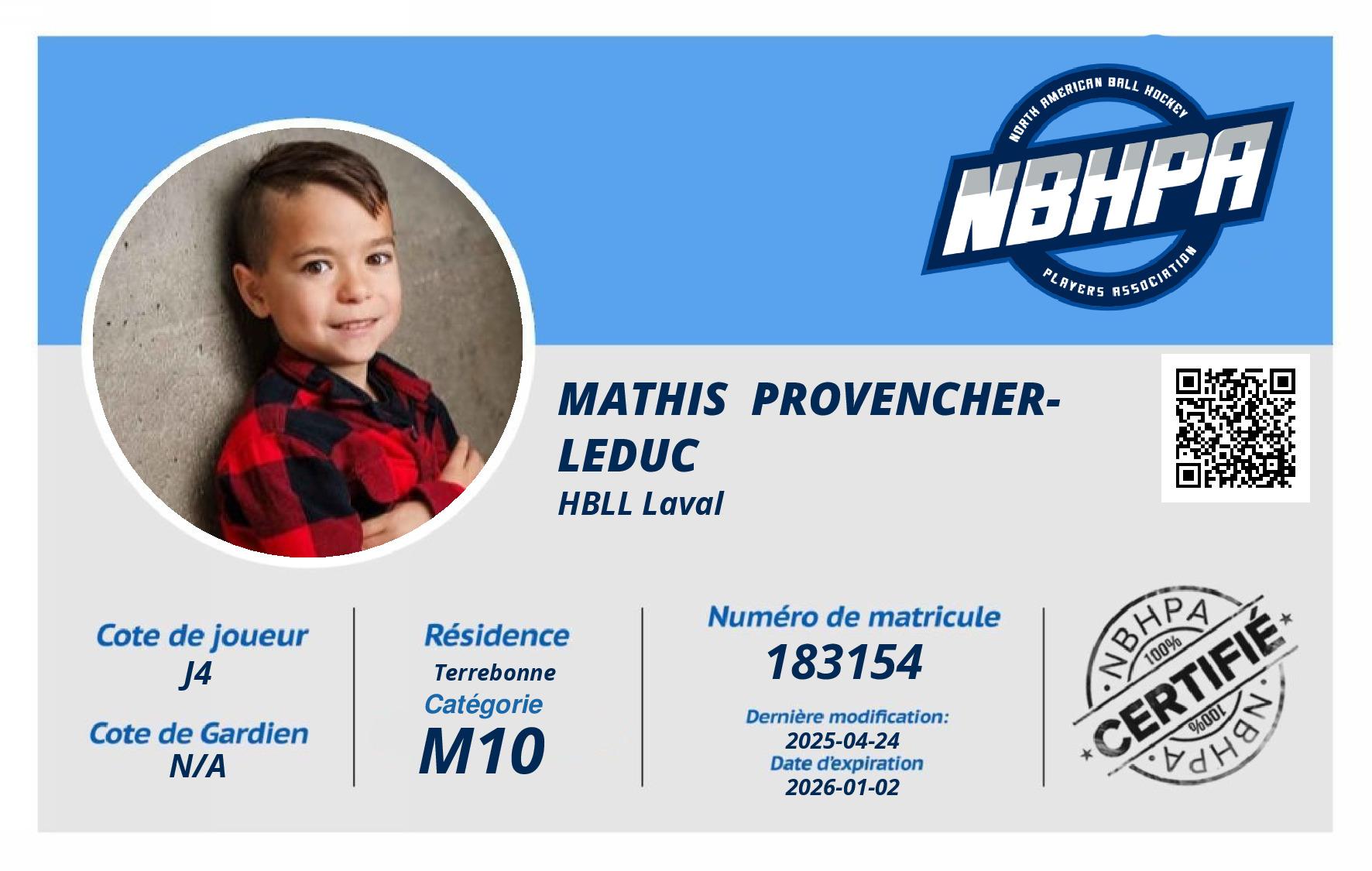 Mathis  Provencher-Leduc 