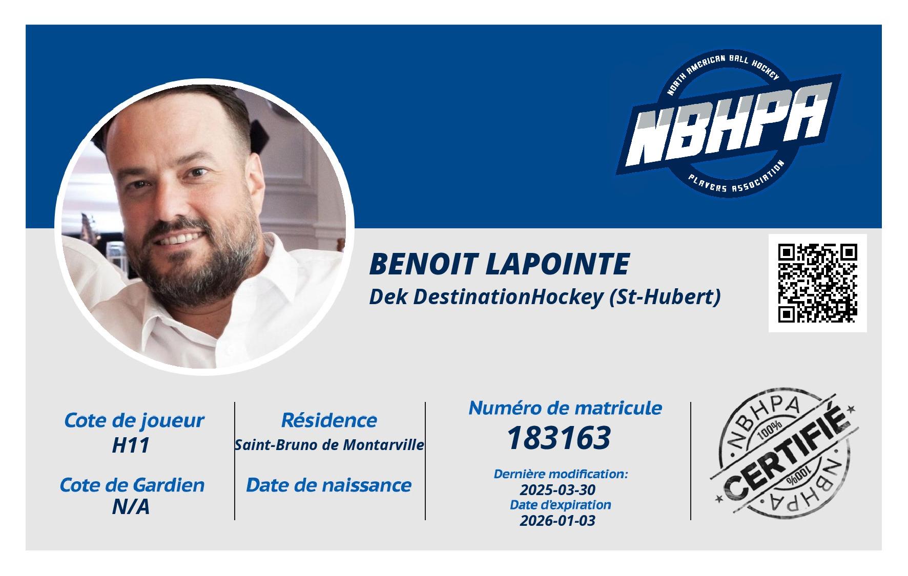 Benoit Lapointe