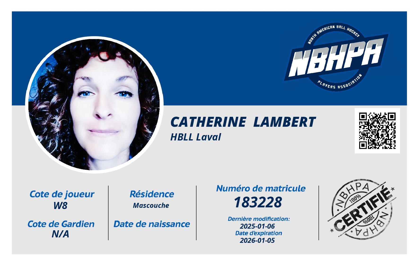 Catherine  Lambert 