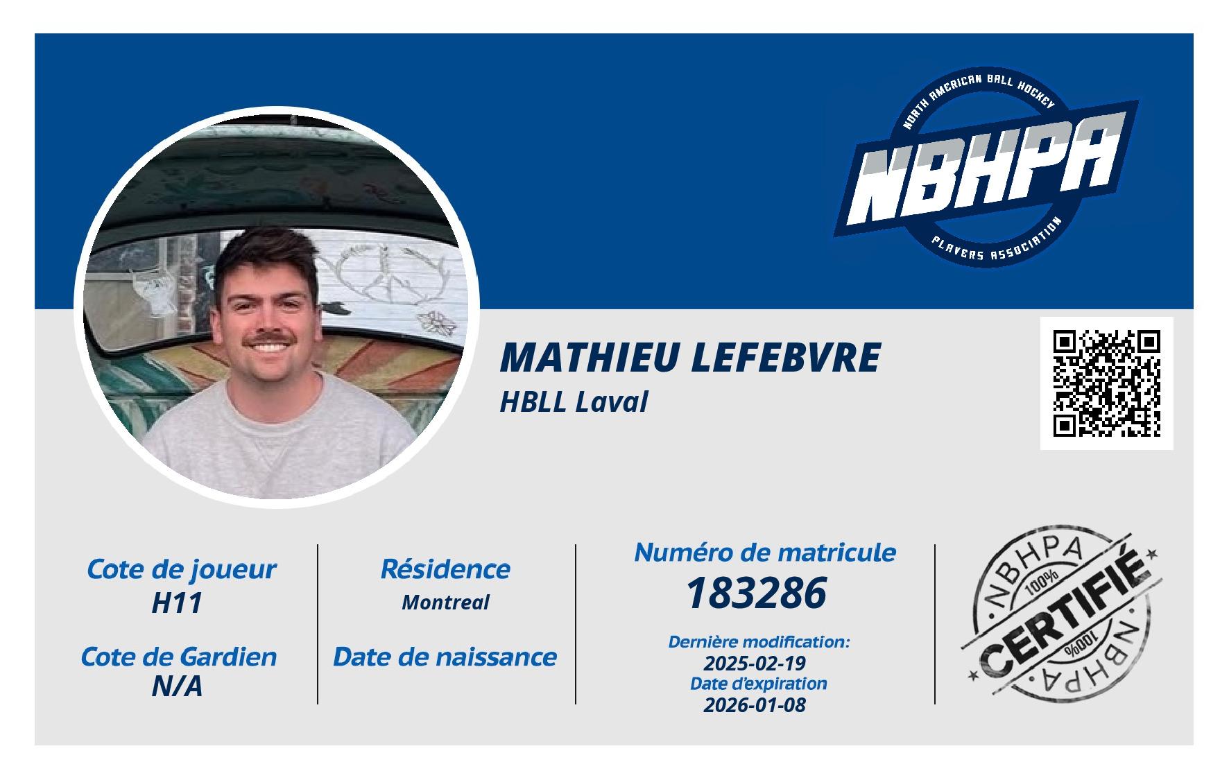 Mathieu Lefebvre