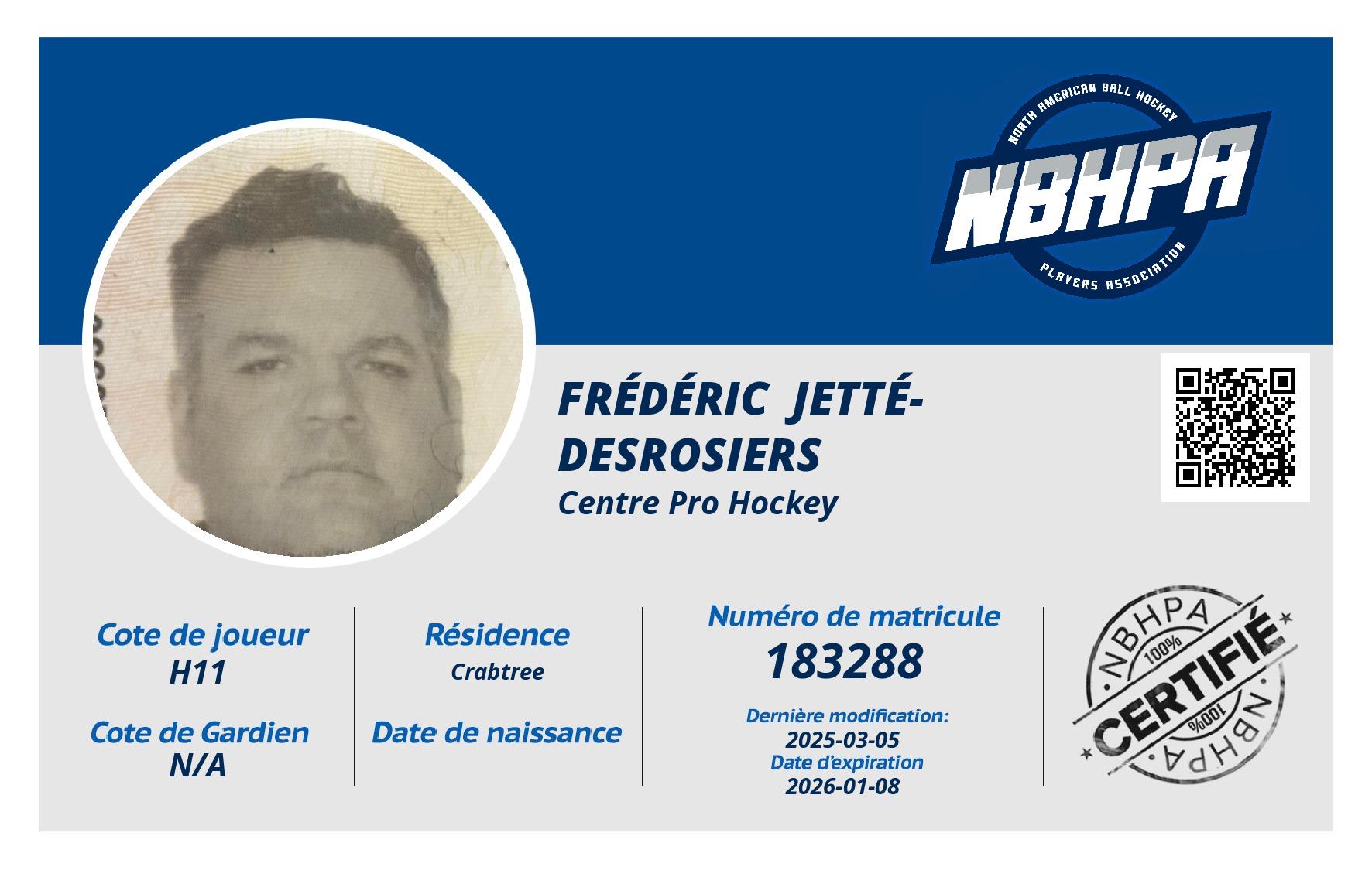 Frédéric  Jetté-Desrosiers