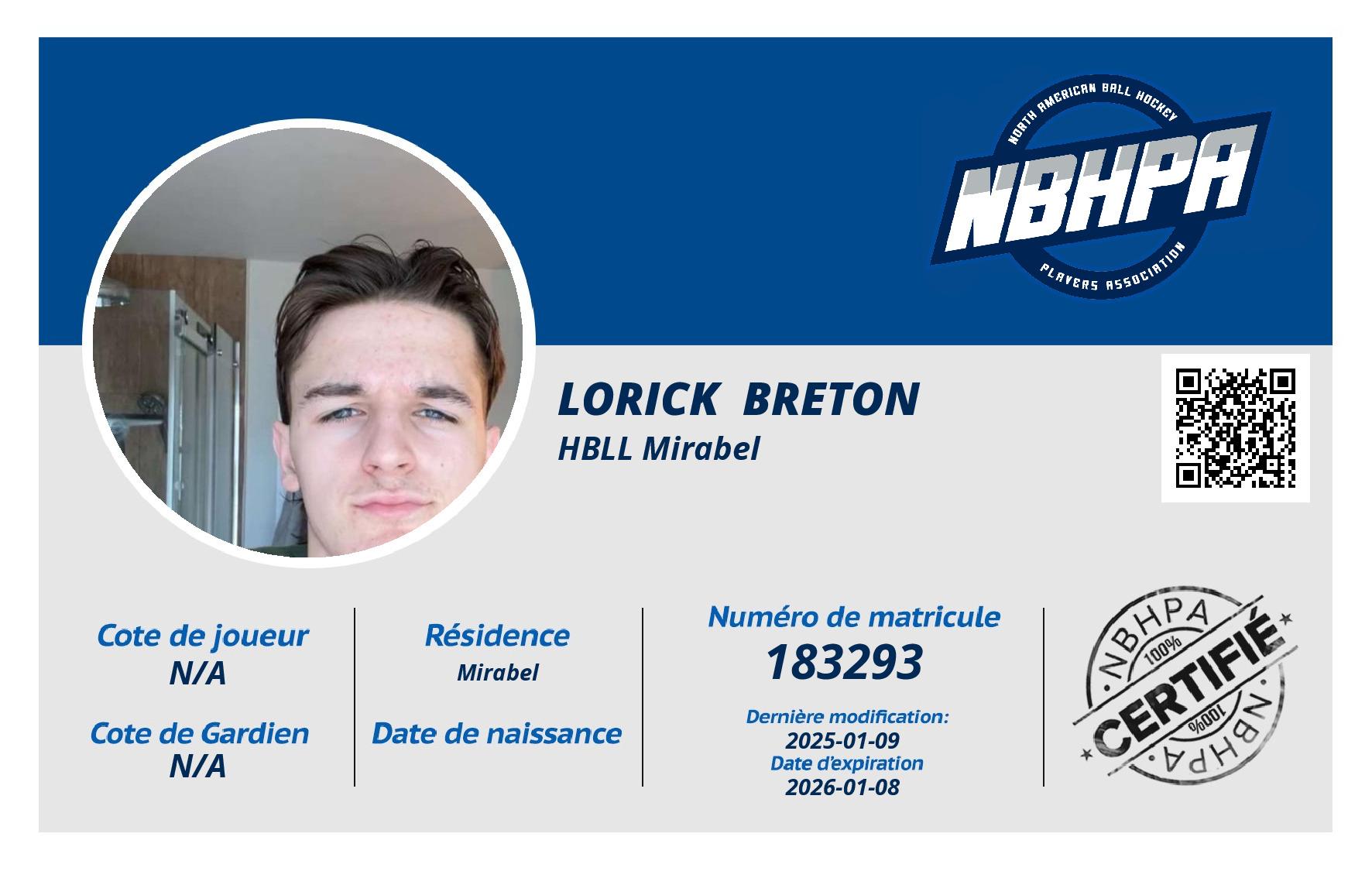 Lorick  Breton 