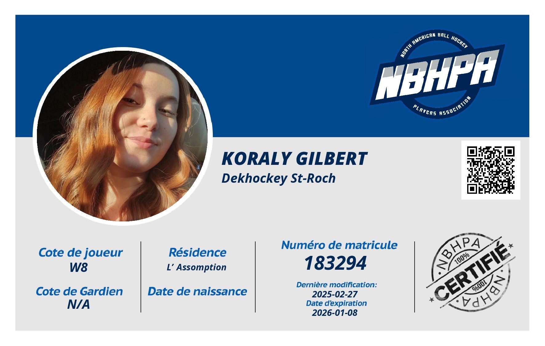 Koraly Gilbert